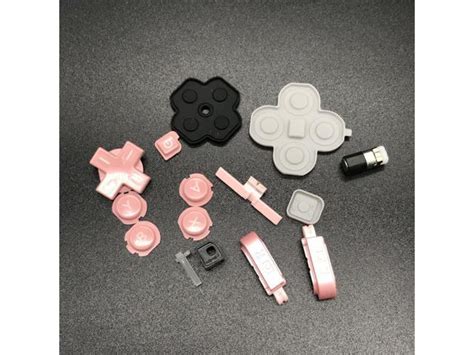 For Nintendo 3ds Barrel Hinge Axle With All Buttons And Silicone Lr Trigger Pink Color Neweggca