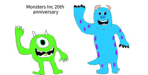 Monsters Inc 20th Anniversary By Simpsonsfanatic33 On Deviantart