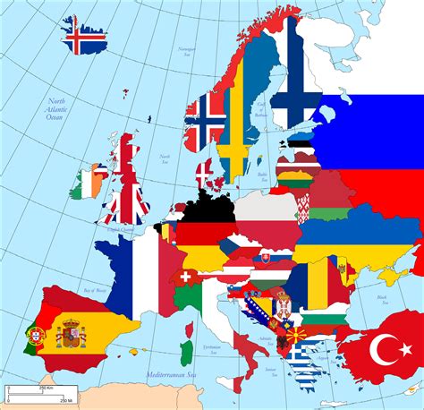 I Made A Flag Map Of Europe Vexillology