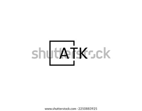 Atk Letter Initial Logo Design Vector Stock Vector Royalty Free