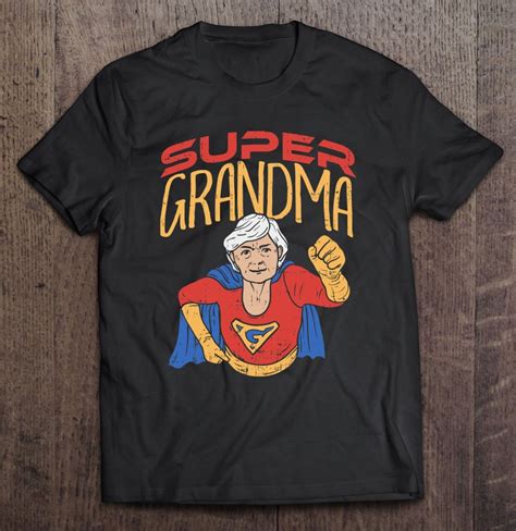 Super Grandma Funny Grandmother Superhero
