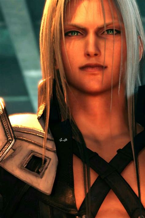 An Image Of A Man With Blonde Hair And Green Eyes In Final Fantasy