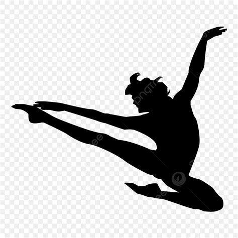 Male Ballet Dancer Silhouette Png Transparent Male Ballet Dancer