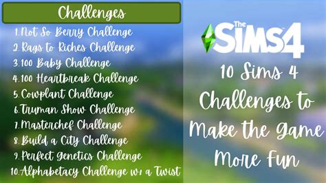 Sims 2 Challenges Nicegor