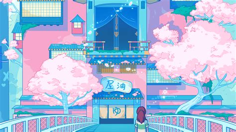 Aesthetic Anime Background 2048x1152 Largest Wallpaper Portal