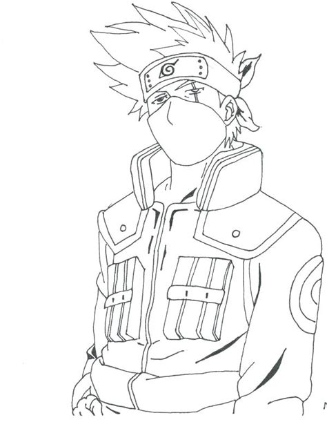Find more coloring pages online for kids and adults of know pain coloring pages to print. Kakashi Coloring Pages - Coloring Home