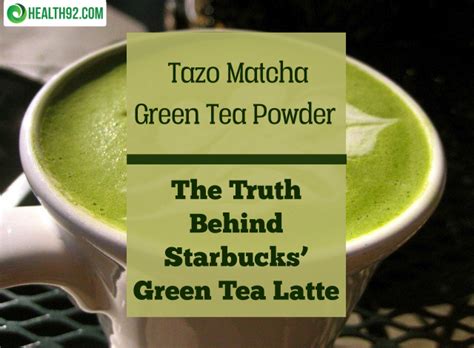 Traditionally consumed in east asia. Tazo Matcha Green Tea Powder - The Truth About Starbucks