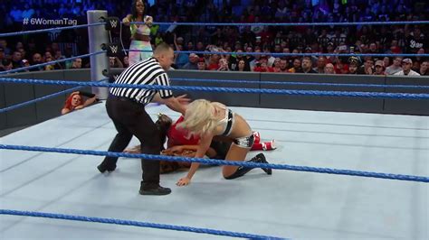 Nikki Bella Becky Lynch Naomi Vs Natalya Alexa Bliss Carmella Smackdown Live Sept