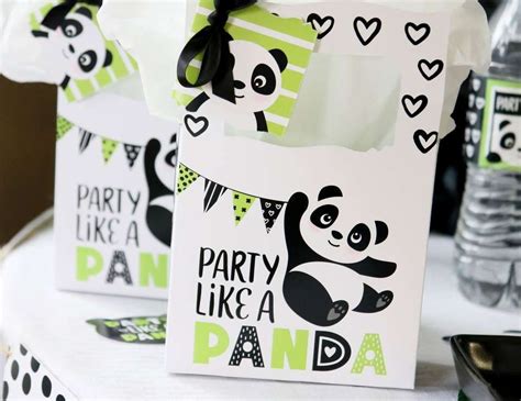 Panda Birthday Party Like A Panda Bear Catch My Party Panda Birthday Party Panda Panda