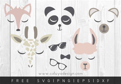 Free svg designs | download free svg files for your own. Free Animal Faces For Boys SVG, PNG, EPS & DXF