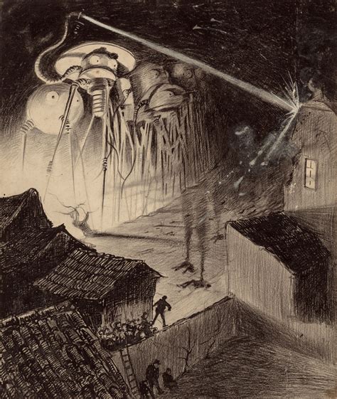 Horrifying 1906 Illustrations Of Hg Wells War Of The Worlds Sciencx