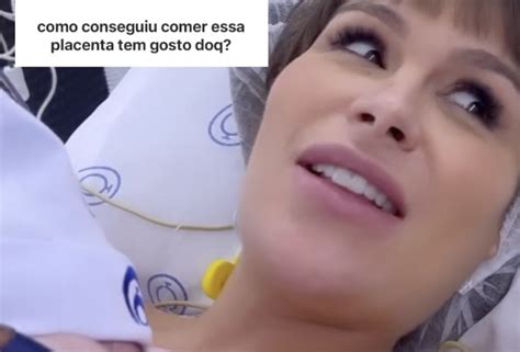 Fernanda Lacerda A Mendigata Fala Sobre Ingestão Da Placenta Após O Parto