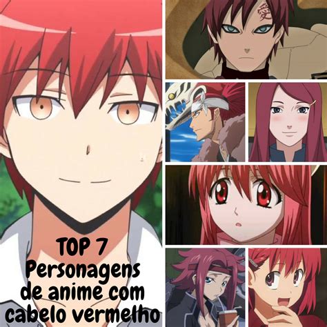 Top 7 Personagens De Anime Com Cabelos Vermelhos Mundo Da Fantasia