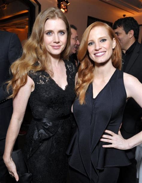 Amy Adams Jessica Chastain Jennifer Lawrence Talk Oscars Gowns Los