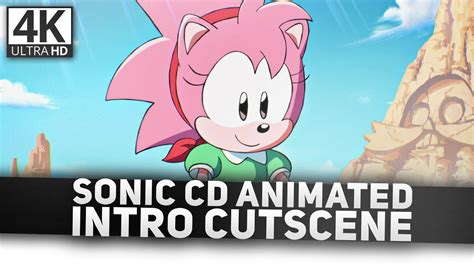 Sonic Origins Sonic Cd Animated Intro Cutscene 4k Youtube