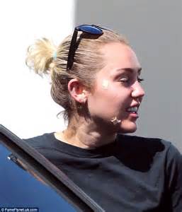 Miley Cyrus Leaves Skincare Session With Plasters On Her Cheek Daily