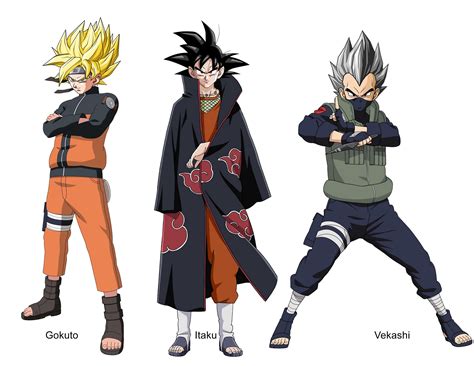 Dbz Naruto Crossover Dbz Crossover Collages Naruto Dreams Manga