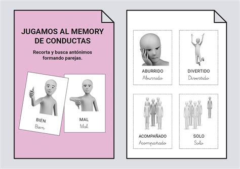 Memory De Las Conductas Memoria Visual Soyvisual