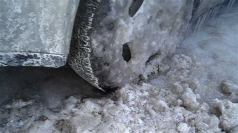 Photos Cars Stuck In Thick Ice In Mt Oliver