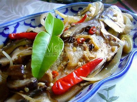 Rasa asam dari limau dan aroma . Ikan Kukus Thailand - Ikan Siakap Kukus Ala Thai By The ...