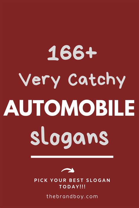 Slogans may sometime be annoying, but if they although you won't want to copy another brand's slogan, you might be able to use the tone and simplicity of the. 166+ Best, Catchy AUTOMOBILE Slogans - theBrandBoy | Slogan, Automobile, Business slogans
