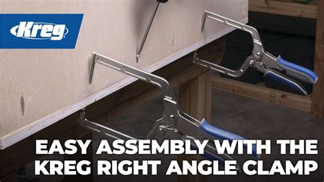 Quick Tip Easy Assembly With The Kreg Right Angle Clamp Youtube