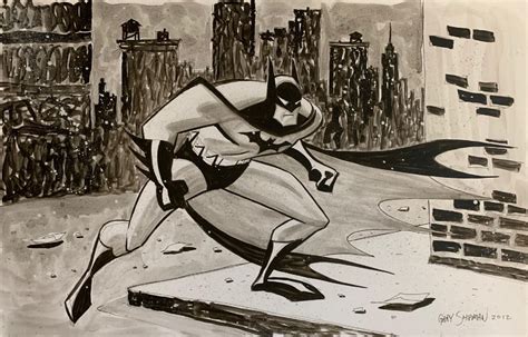 Bruce Timm Style Batman Animated Series Artwork By Gary Shipman In
