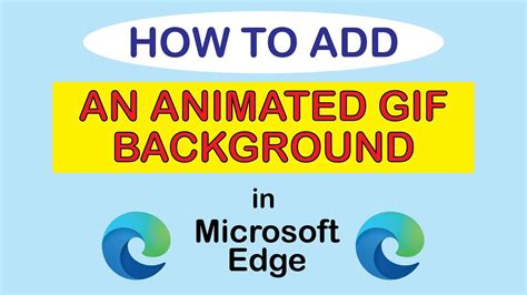Microsoft Edge Animated Background