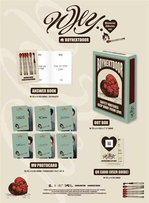 Yesasia Boynextdoor Ep Album Vol 1 Why Weverse Albums Version