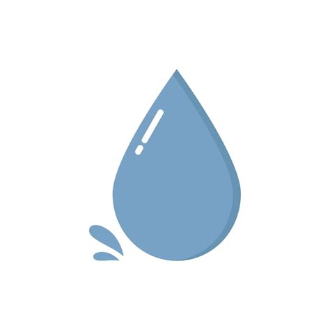 Premium Vector Water Drop Vector Icon On White Background