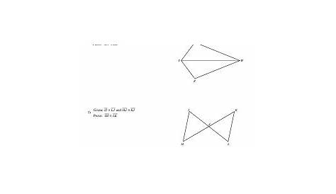 Geometry Unit 8 Congruent Triangles Informal Proofs SSS SAS ASA AAS HL