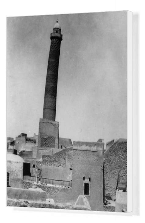 Print Of Iraq Leaning Tower Leaning Minaret Tower Photographed At
