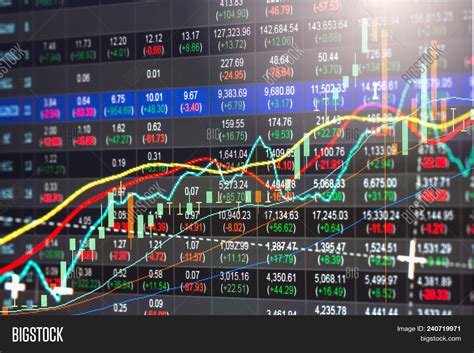 Stock Market Graph Image And Photo Free Trial Bigstock