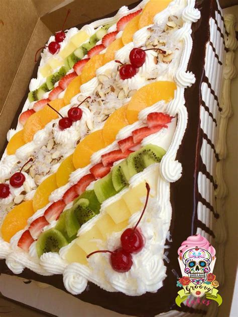 Pastel De Tres Leches Con Fruta Tres Leches Cake With Fruit Cake