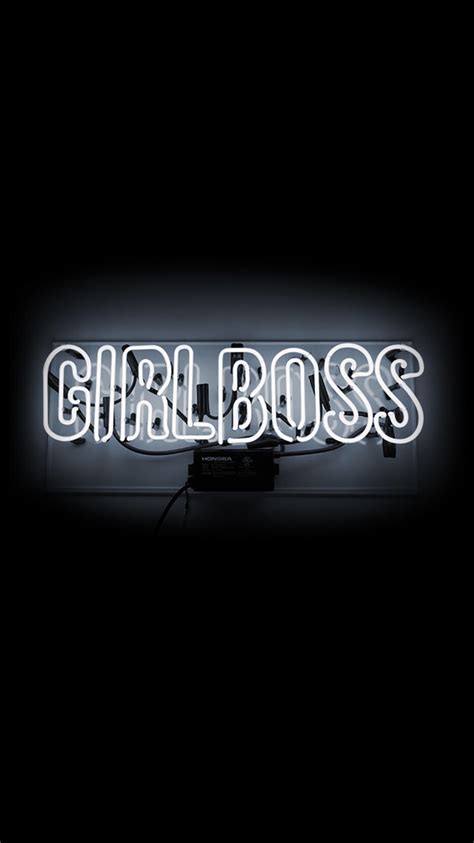Girlboss “girl Boss” Iphone Wallpaper In 2020 Wallpaper Iphone Neon Girl Iphone Wallpaper