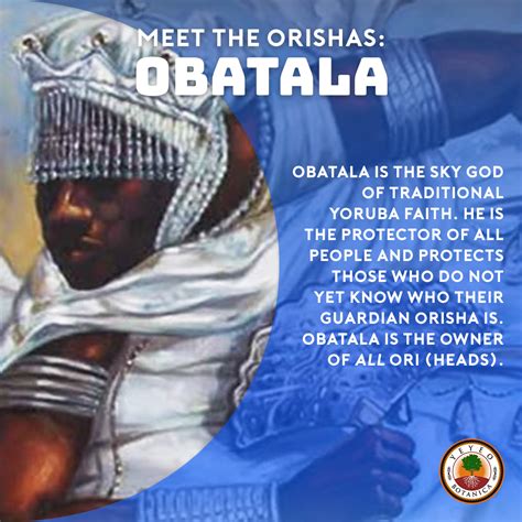 Meet Obatala The Yoruba Sky God Orisha Olokun Orisha Sky God