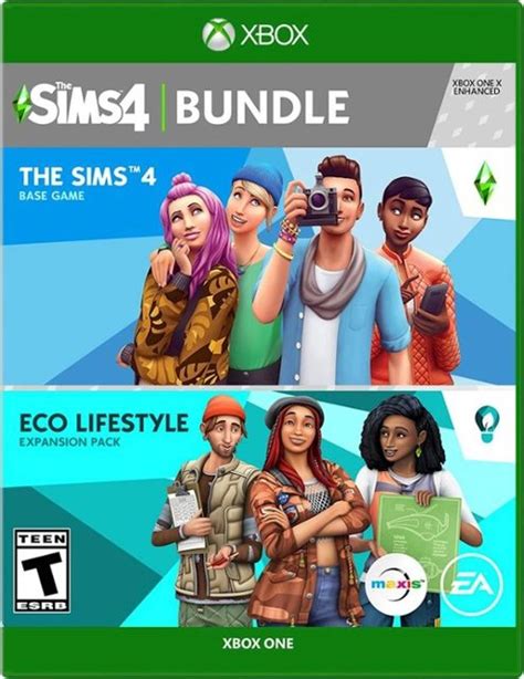 The Sims 4 Plus Eco Lifestyle Bundle Standard Edition Xbox One 37909