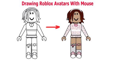 Drawing Roblox Avatars 57 Youtube