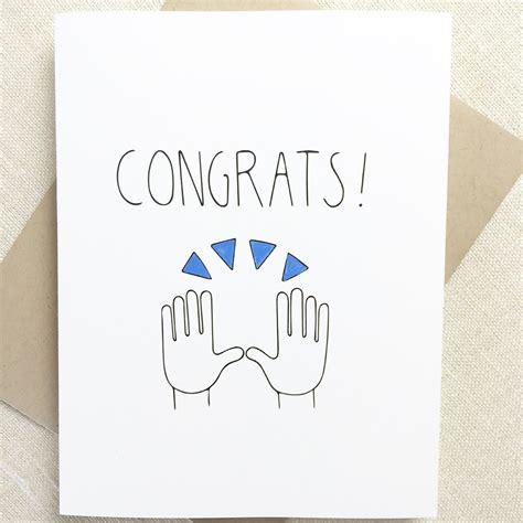 Funny Congratulations Card For Friend Congrats Engagement