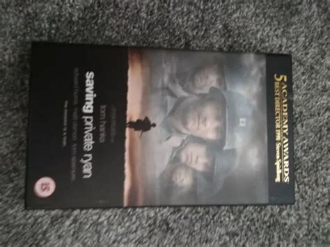 1998 Saving Private Ryan Tom Hanks Matt Damon Steven Spielberg Vhs Oscars 692 Picclick