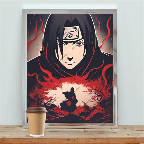 Itachi Poster Naruto Poster Anime Wall Art Anime Poster Manga Etsy