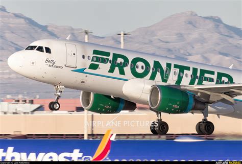N230fr Frontier Airlines Airbus A320 At Las Vegas Mccarran Intl