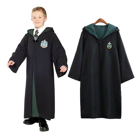 Children Wizard Harry Potter Fancy Dress Cloak Set World Book Day