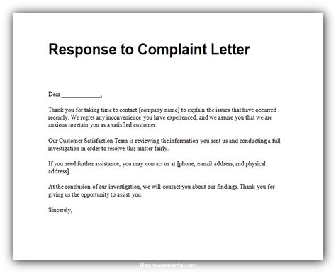 8 Powerful Examples of Response to Complaint Letter and How to Write It ...
