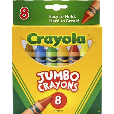 Crayola So Big Crayons Large Size 5 X 916 8 Assorted Color Box