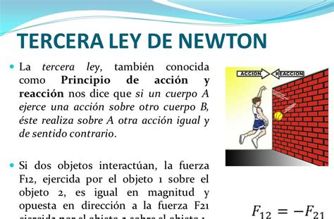 Que Dice La Tercera Ley De Newton