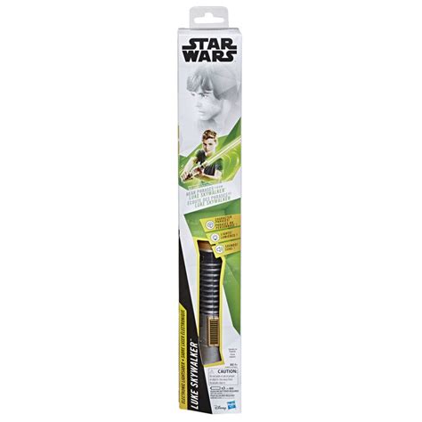 Star Wars Luke Skywalker Electronic Green Lightsaber Toys R Us Canada