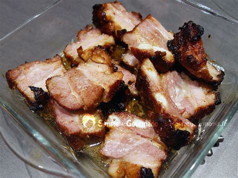 Cuire 1 heure à haute intensité. Poitrine de porc croustillante - Recette par Simple & Gourmand