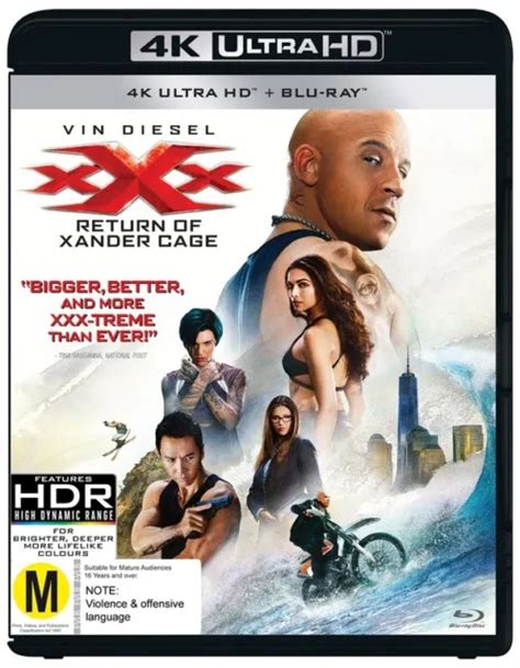 XXX THE RETURN Of Xander Cage 4K Ultra Hd Blu Ray 18 50 PicClick