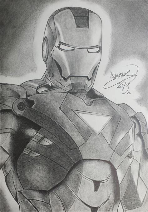Iron Man Drawing By Erazer Drawings On Deviantart